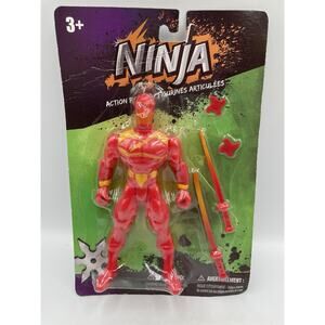 Greenbrier Red Ninja Action Figure - New Sealed 6 Inch